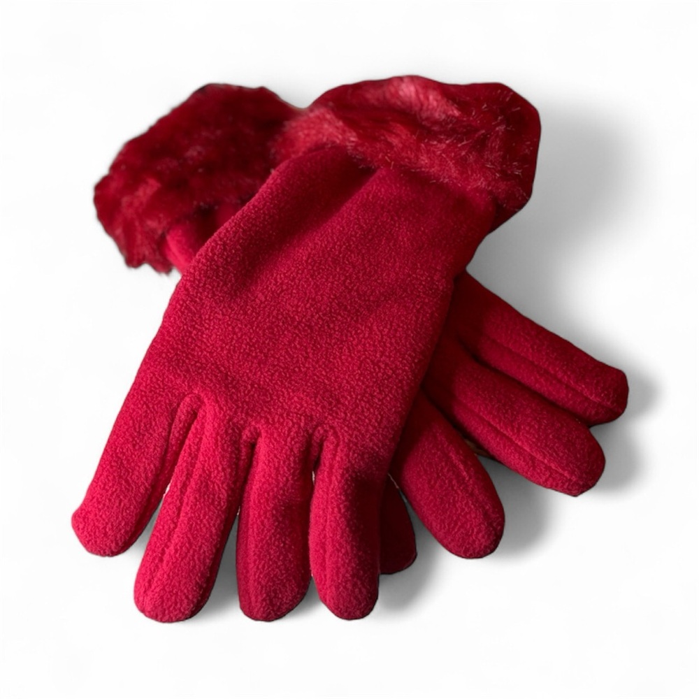 Red Winter Gloves